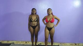 Lingerie Catfight Grace vs Carey 4K