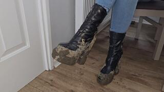 Muddy Boots Worship and Cleaning Instructions