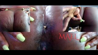 Cuckold BoyFriend Stuffed In Oily Anal Vore - Unaware Giantess Ebony Ass Smothering