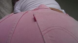 Pink Levi's Facesitting Jeans