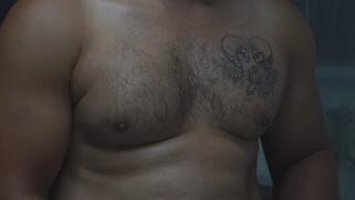 Post Shower Wank and Cum