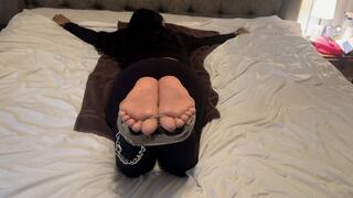 Micaela’s College Latina Feet Given Bastinado