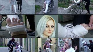 Vanessa FBC, SHS, Spica Wheelchair Crutching & Foot Play (in HD 1920X1080)
