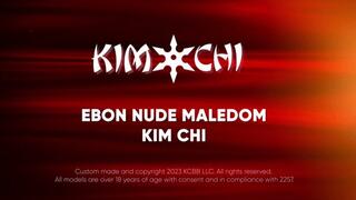 Ebon Wolf Nude Maledom with Kim Chi