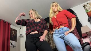 Giantess’s Nadia and Sydney Will Crush You!