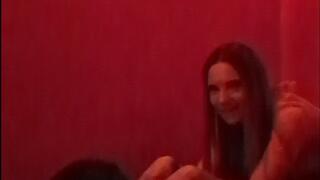 Nina Luck brutally tickles Fetishguy in a hog tie, at a tickle event in the city