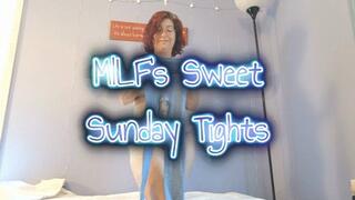 Sweet MILF Sunday Tights