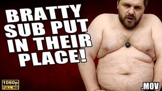 KingMarti: Bratty Sub Gets Put In His Place With A Rough Fucking - Full HD 1080p - MOV