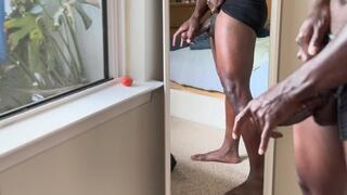BBC Stroker: Hot Guy Cums at Apartment Window