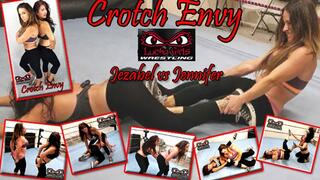 1527-Crotch Envy ~ Female Low Blow Wrestling