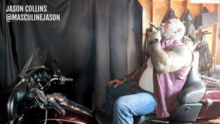 Fucking Tony Genius on my Harley while smoking a Cigar