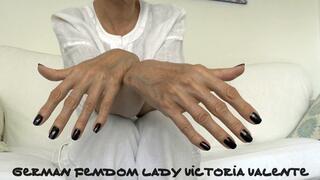 Short Dark Fingernails, JOI, Lady Victoria Valente