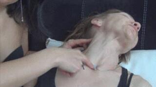 Play and touch veiny neck Mb