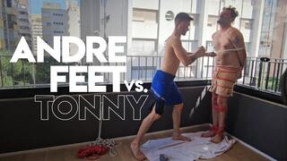 Andre Feet versus Tonny (720p) Gay Domination - Gay Bondage - Wrestling - Foot Fetish - BDSM