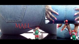 Tiny Neighbor Trampled With Denim Jeans In Ass Smothering