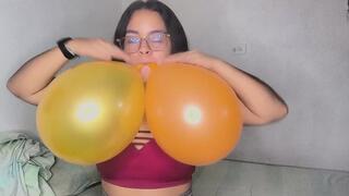 Two fir3 pops this time while more balloons arrive