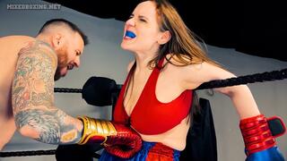 MB30 - Iron Hammer - Aaron Hummer vs Felicia Maledom Boxing Beatdown
