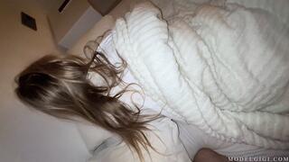 18 years old girl teaches her 69 years old sugar-daddy how to fuck tight pussy