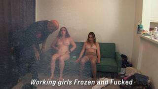 Working girls freeze and fuck