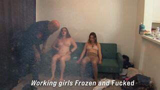 Working girls freeze and fuck 1