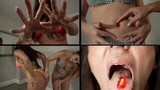 Smothered By Two Giantesses