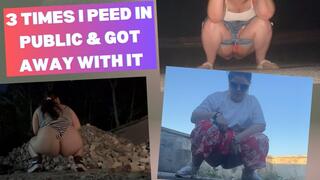 3 Times I Peed in Public & Got Away With It