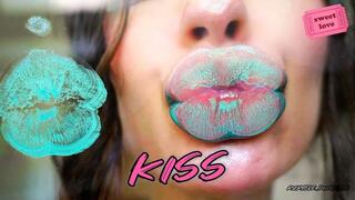 Sensual Glossy Minty kiss