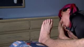Afterschool foot licking, part 2 (wmv)