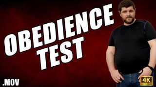 KingMarti: Obedience Test - JOI with CEI (jerk off instruction with cum eating instruction) 4k UHD 2160p - MOV