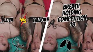 4K Ziva Fey - Breath Holding Competition 18 With Emerald