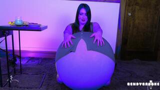 Blueberry Pie Oreo Real Time Belly Expansion - Real-Time Stuffing & Transformation