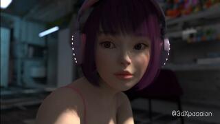 Nexus 3 Orbit Episode 5 I'm only 18 sir! Small shy babe catgirl gets hardcore fucked after oral sex