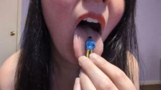 Tiny Is Surprised And Swallowed