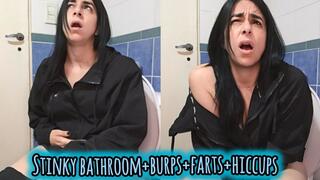 Stinky bathroom+burps+farts+Hiccup