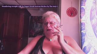 Humiliating straight talk for faggot fetish bottom bitches