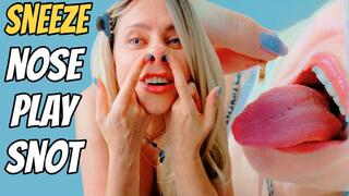 Sneeze Explosion & Nose Play - So Messy for You