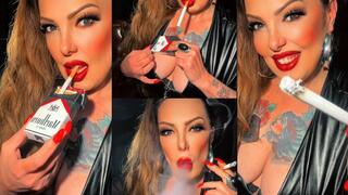 The priestess of smoke - Audible Inhales and exhales - Marlboro Black 100