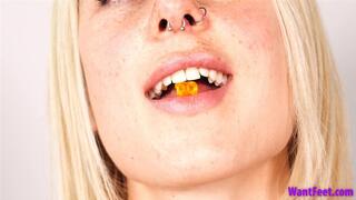 Melissa Gummy Bear Vore - Chewing - HD MP4
