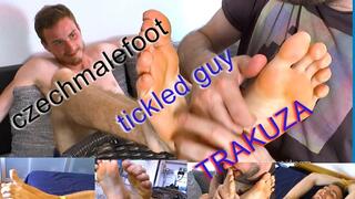 Barefoot soccer player Trakuza tickled and worship