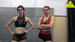 BellaLux vs Petra femaler competititve wrestling