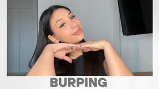 Burping the alphabet