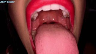 Mouth and Uvula views part 3 GIANTESS VORE - MP4