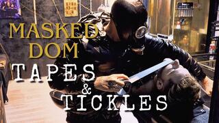Dom Ícaro in Gas Mask Puts Tonny in Bondage (1080p) - MUMIFICATION - MALE DOMINATION - BONDAGE - GAY DOMINATION - TICKLING - GAS MASK - FOOT FETISH -