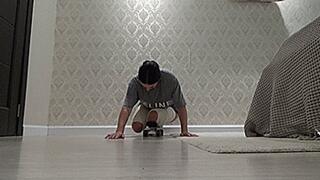 Amputee saved by skateboard