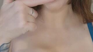 StepMOMMY lactates and sprays milk all over good boy