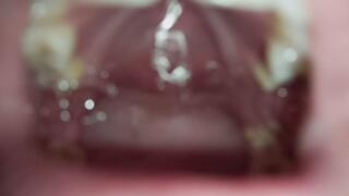 Gargling for the first time you dare to see it