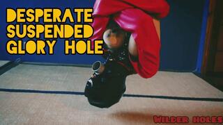 DESPERATE FOR COCK SUSPENDED GLORY HOLE - With Akira Kaneko and Rocco Grigio