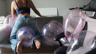 Stella gioca e scoppia palloncini sapone crystal