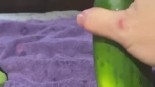 Pounded by a Thick & Long Cucumber!!
