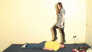 Hannah's Brown Trampling Boots